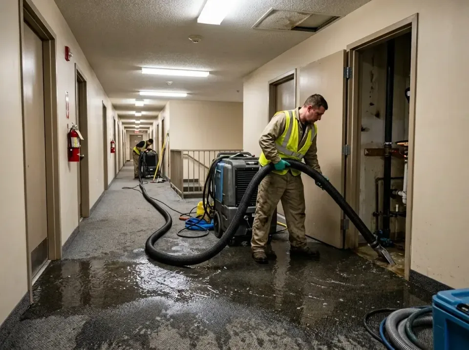 multi-unit-apartment-hallway-f-005 — frequently asked questions, Emergency Burst Pipe Water Extraction & Removal in Ho-Ho-Ku…